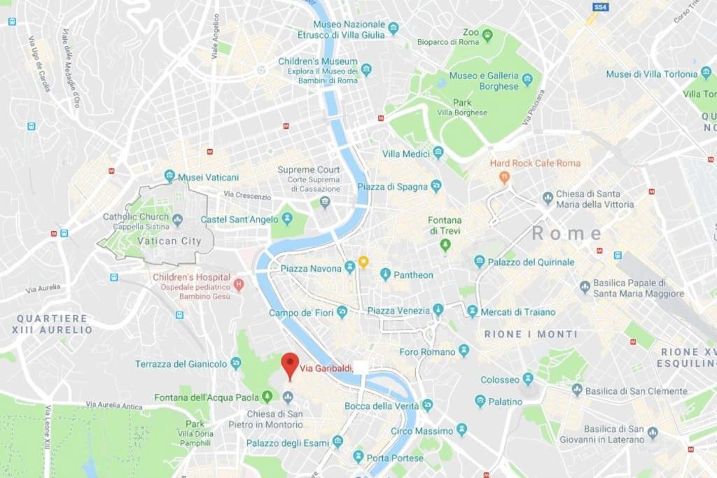 רומא Fascinating Flat - Up To 4 Guests - Trastevere מראה חיצוני תמונה